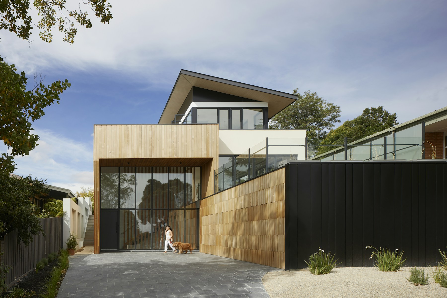 Light-filled interior with warm timber and neutral material finishes, a stock mood reference